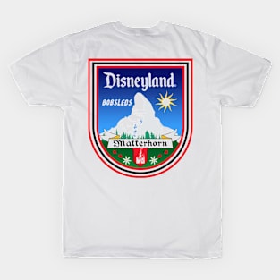 Matterhorn Bobsled Hood (Light BG) T-Shirt